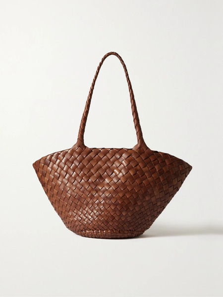  Dragon Diffusion Dragon Diffusion - Egola Woven Leather Tote - Tan 