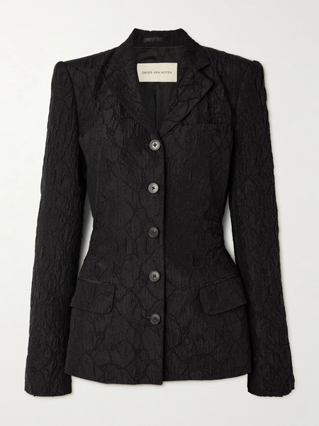  Dries Van Noten Dries Van Noten - Billy Jacquard Blazer - Black 