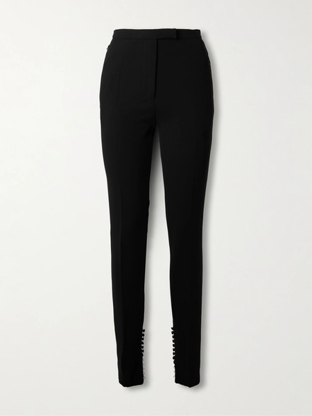  Dries Van Noten Dries Van Noten - Crepe Skinny Pants - Black 