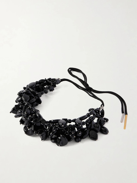  Dries Van Noten Dries Van Noten - Embellished Necklace - Black 