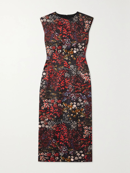  Dries Van Noten Dries Van Noten - Floral-print Woven Dress - Red 