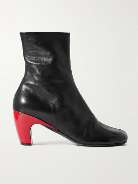  Dries Van Noten Dries Van Noten - Leather Ankle Boots - Black 