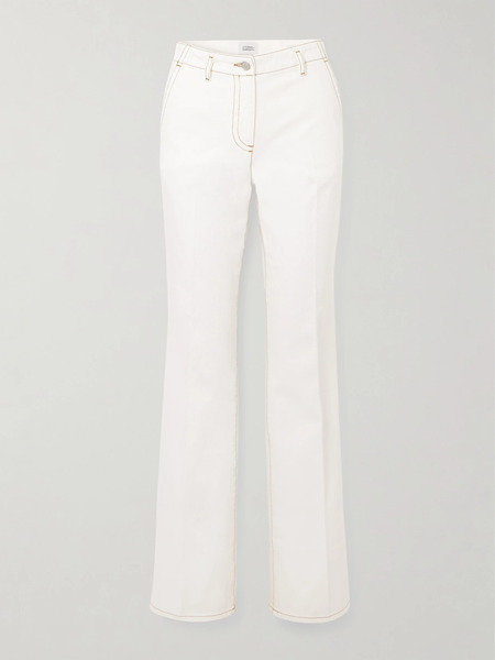  Dries Van Noten Dries Van Noten - Parchia Low-rise Straight-leg Jeans - White 
