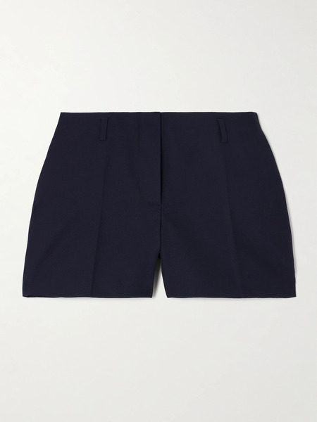  Dries Van Noten Dries Van Noten - Pleated Twill Shorts - Blue 