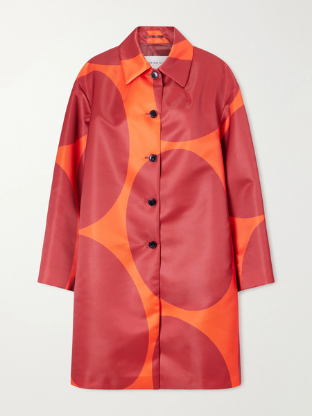  Dries Van Noten Dries Van Noten - Polka-dot Duchesse Satin Coat - Red 