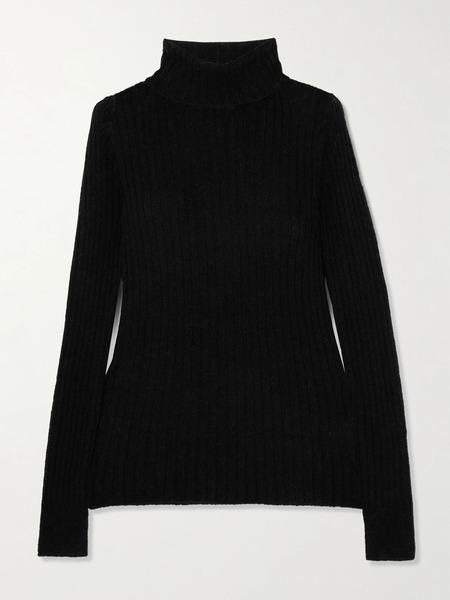  Dries Van Noten Dries Van Noten - Rib-knitted Turtleneck Sweater - Black 