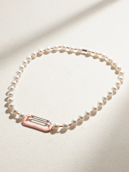  Eéra Eéra - 18-karat White Gold Pearl Choker - Off-white 