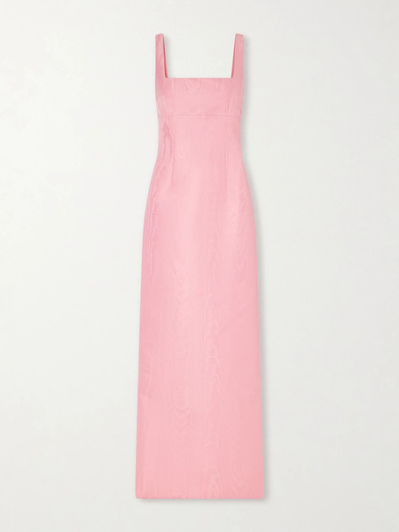 Emilia Wickstead Emilia Wickstead - Micheline Moire Gown - Baby Pink 