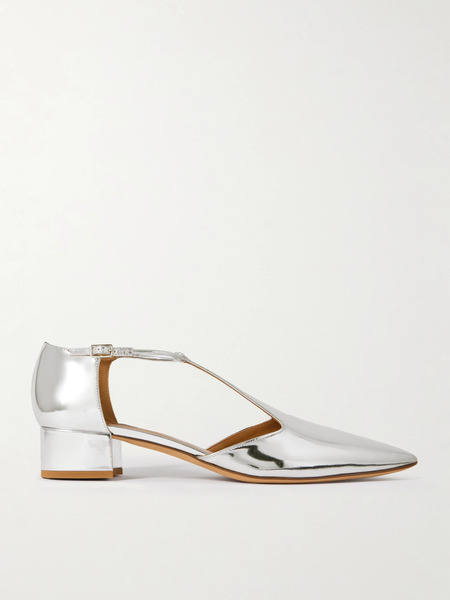  Emme Parsons Emme Parsons - Chelsea Mirrored-leather Pumps - Silver 