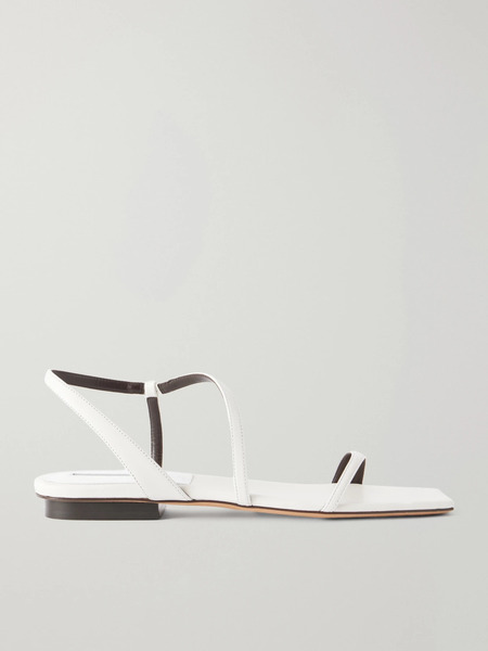  Emme Parsons Emme Parsons - Delice Leather Flat Sandals - White 