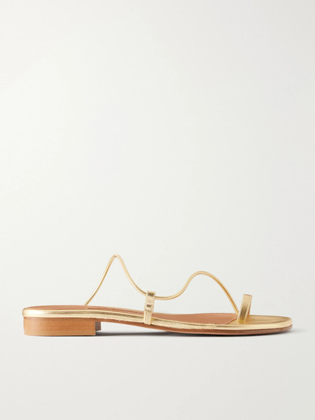  Emme Parsons Emme Parsons - Susan Metallic-leather Sandals - Gold 
