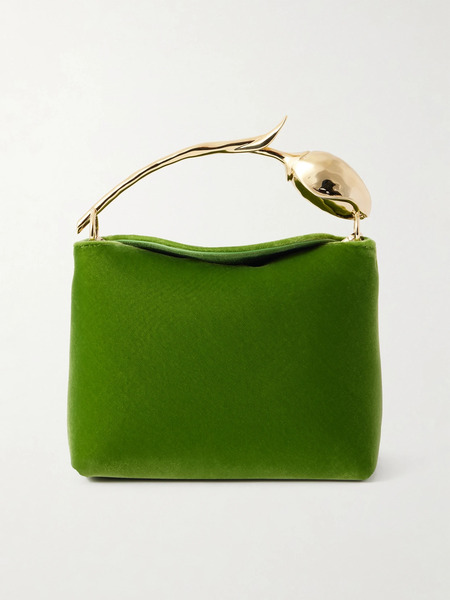  Erdem Erdem - Bloom Mini Velvet Clutch - Green 