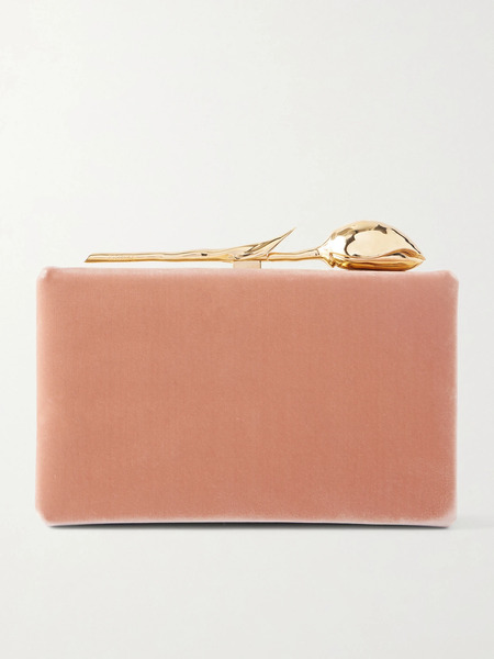  Erdem Erdem - Bloom Velvet Clutch - Pink 