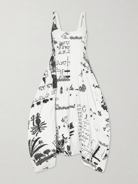  Erdem Erdem - Printed Cotton-blend Gown - White 