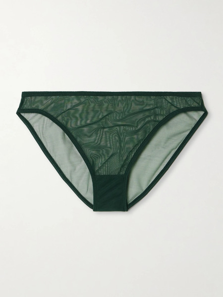  Eres Eres - Bambin Tonique Stretch-tulle Briefs - Green 