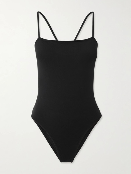  Eres Eres - Dandy Bow-detailed Open-back Swimsuit - Black 