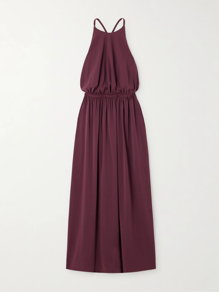  Eres Eres - Ines Jersey Midi Dress - Burgundy 