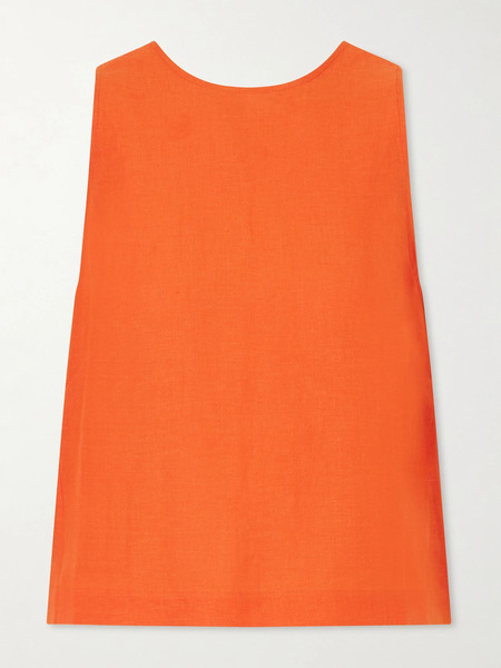 Eres Eres - Ravie Linen Tank - Orange 