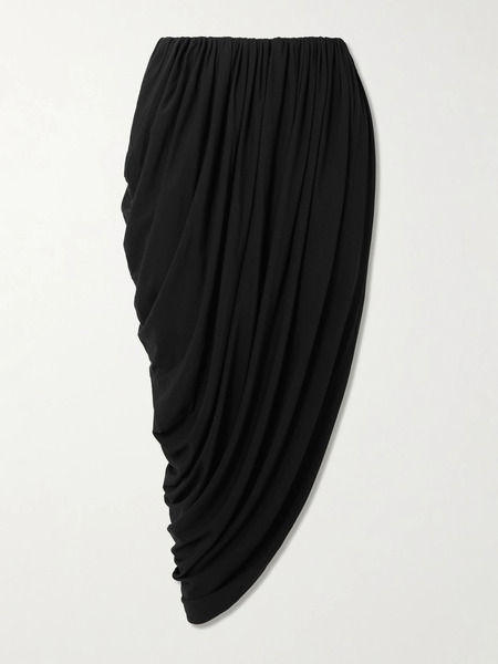  Esse Studios Esse Studios - Solina Draped Stretch-jersey Maxi Skirt - Black 
