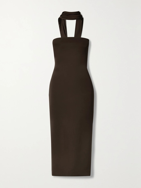  Et Ochs Et Ochs - Jackie Cutout Stretch-jersey Midi Dress - Chocolate 