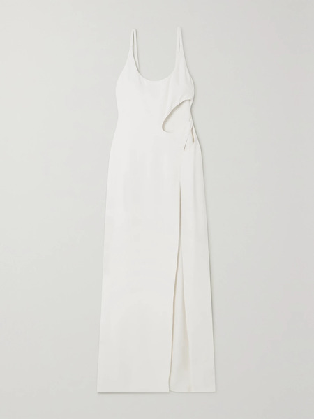  Et Ochs Et Ochs - Rowena Cutout Cady Gown - Ivory 