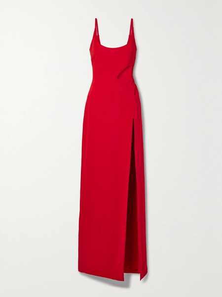  Et Ochs Et Ochs - Rowena Cutout Cady Gown - Red 