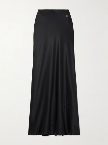 éterne éterne - Bianca Silk-satin Maxi Skirt - Black 