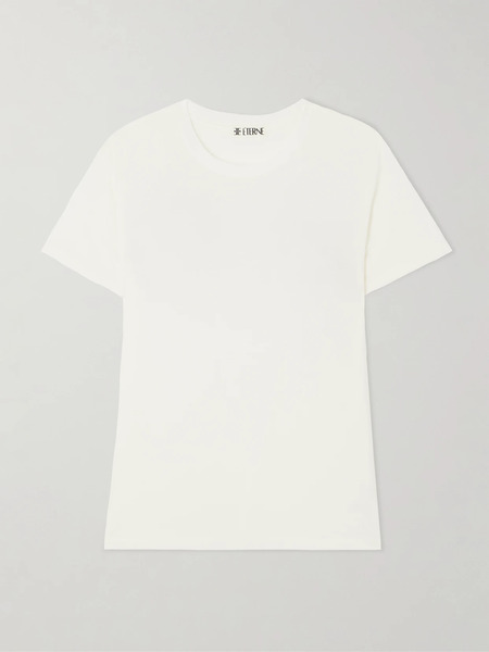  éterne éterne - Boyfriend Cotton And Modal-blend Jersey T-shirt - Ivory 