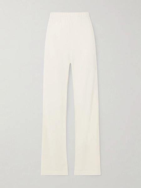  éterne éterne - Cotton And Modal-blend Jersey Straight-leg Sweatpants - Cream 