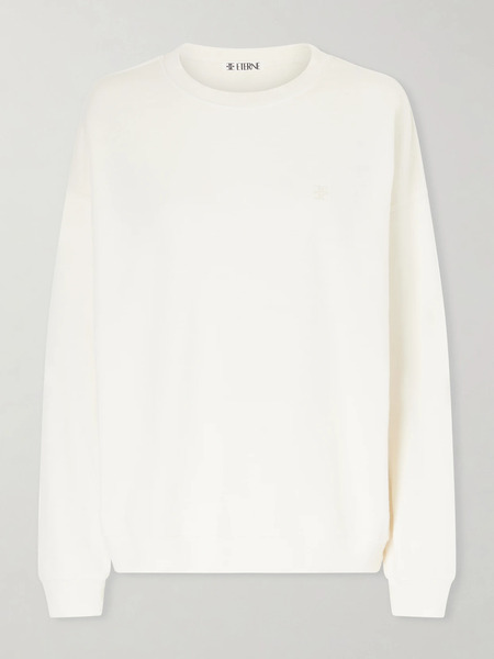  éterne éterne - Cotton-jersey Sweater - Ecru 