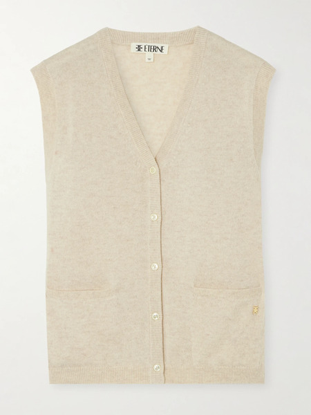  éterne éterne - Elton Cashmere Vest - Beige 