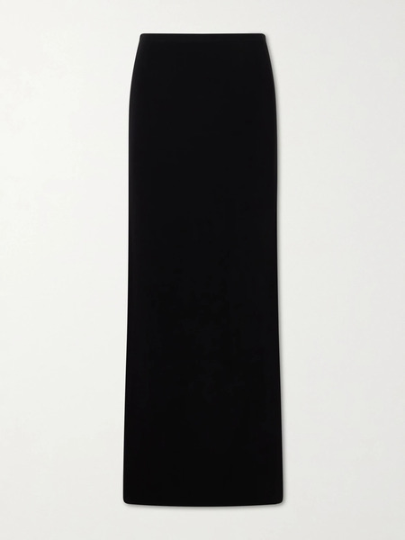  éterne éterne - Emma Matte Jersey Midi Skirt - Black 