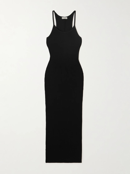  éterne éterne - Tank Ribbed Stretch-jersey Maxi Dress - Black 