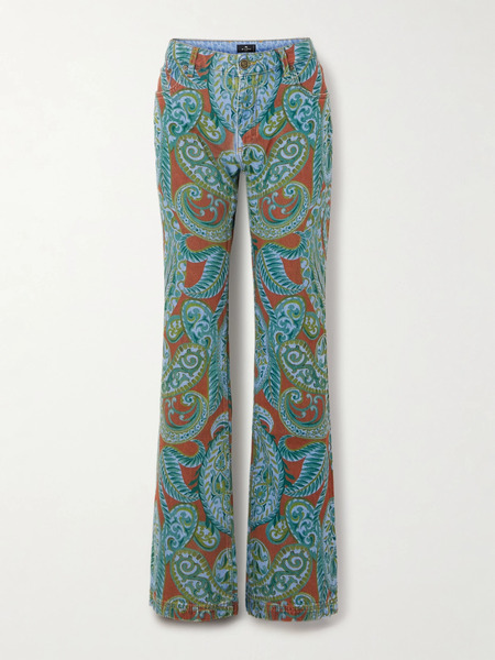  Etro Etro - Paisley-print Flared Jeans - Multi 