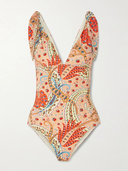  Etro Etro - Paisley-print Swimsuit - Baby Pink 