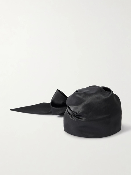  Eugenia Kim Eugenia Kim - Gigi Satin Head Scarf - Black 