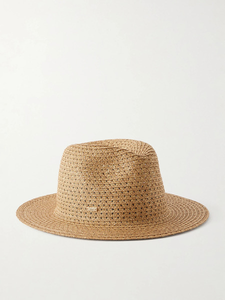  Eugenia Kim Eugenia Kim - Lillian Embellished Raffia-effect Hat - Camel 