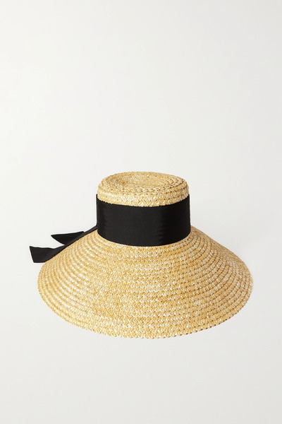  Eugenia Kim Eugenia Kim - Mirabel Grosgrain-trimmed Straw Sunhat - Neutral 