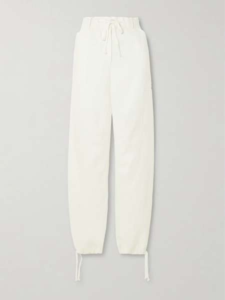 Faithfull Faithfull - Geriba Linen Tapered Pants - White 