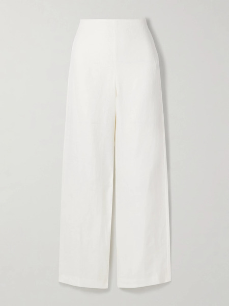  Faithfull Faithfull - Ilride Linen Straight-leg Pants - White 