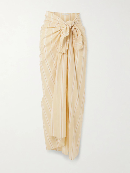  Faithfull Faithfull - Lomas Striped Cotton Pareo - Yellow 