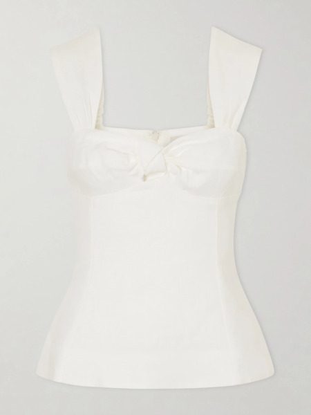  Faithfull Faithfull - Pallida Linen Top - White 