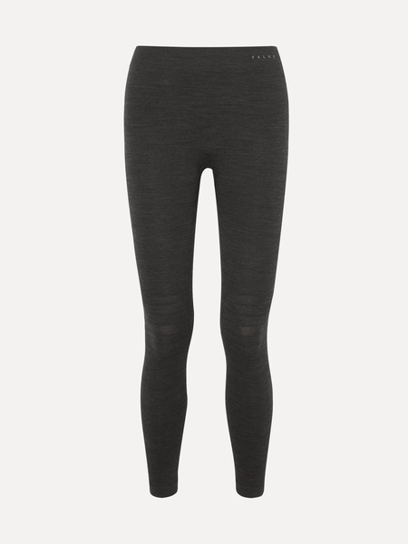  Falke Ergonomic Sport System Falke Ergonomic Sport System - Technical Stretch Wool-blend Leggings - Black 