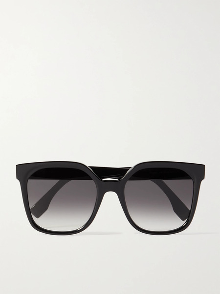  Fendi Eyewear Fendi Eyewear - Oversized Square-frame Acetate Sunglasses - Black 