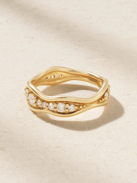  Fernando Jorge Fernando Jorge - Fluid 18-karat Gold Diamond Ring - 7 