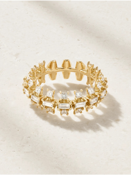  Fernando Jorge Fernando Jorge - Vertex 18-karat Gold Diamond Ring - 6 3/4 