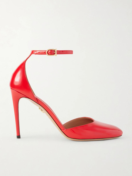  Ferragamo Ferragamo - Maily Leather Pumps - Red 