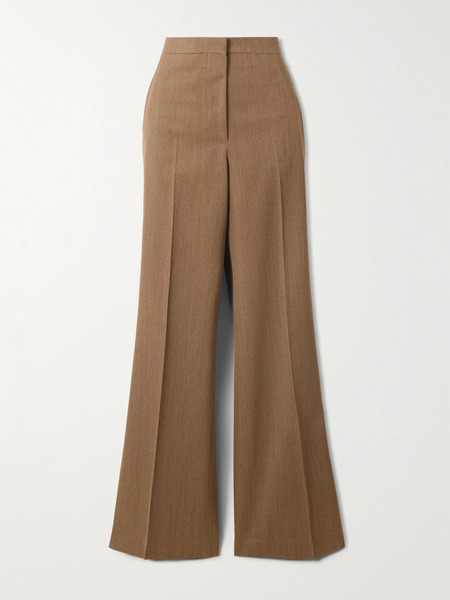  Fforme Fforme - Agel Wool Wide-leg Pants - Camel 