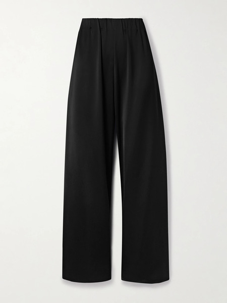  Fforme Fforme - Dayne Sateen Wide-leg Pants - Black 
