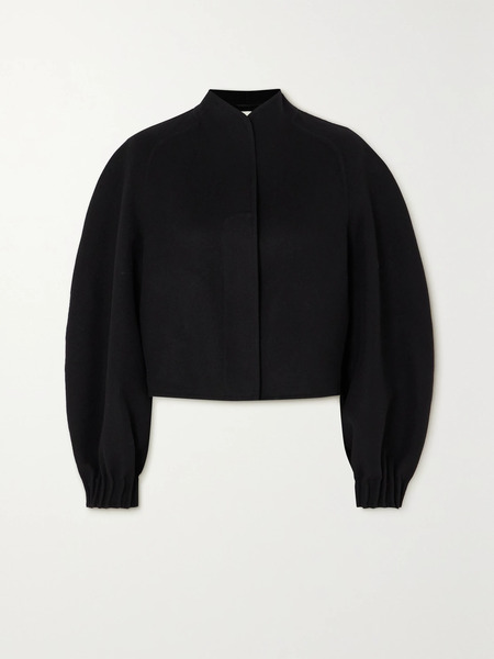  Fforme Fforme - + Net Sustain Aja Wool Jacket - Black 